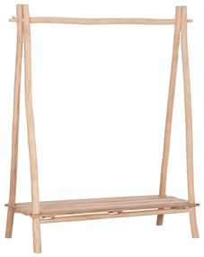 ΕΠΙΠΛΟ ΕΙΣΟΔΟΥ PERL HM9911 ΚΛΑΔΙΑ ΞΥΛΟΥ TEAK-ΦΥΣΙΚΟ 130,5x53x152Υεκ.