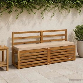 vidaXL Μαξιλάρια Πάγκου 2 Τεμαχίων VUGHT 2 pcs 100% Πολυεστέρας Άμμος