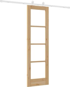 vidaXL Συρόμενη Πόρτα ORKDAL Φυσικό 61 x 198,5 εκ.