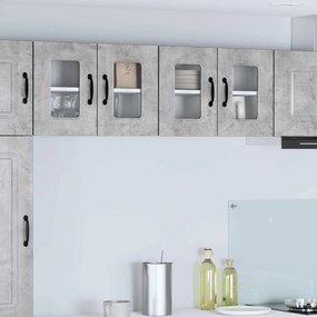 vidaXL Πάνελ πλυντηρίου πιάτων Kalmar 2 pcs Σκυρόδεμα Γκρι