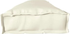 vidaXL Μαξιλάρι παλέτας Κρεμ 200 x 40 x 8 εκ. Ύφασμα Οξφόρδης