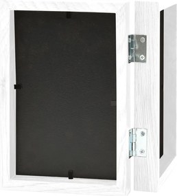 vidaXL Διπλή Κορνίζα Κολάζ Λευκή 2 x (21 x 29,7 εκ.)