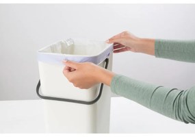 Brabantia Sort&Go κάδος χωριστής συλλογής 648978, 16 l, Χειρολαβή, Επιτοίχιος, Σκούρο γκρι