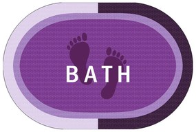Υπεραπορροφητικό Πατάκι Μπάνιου (50x70) Dimcol Bath Lilac