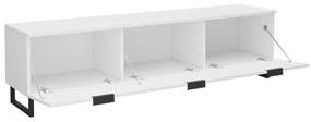 Τραπέζι Tv Sarasota M102, Άσπρο, 150x40x33cm, 24 kg | Epipla1.gr