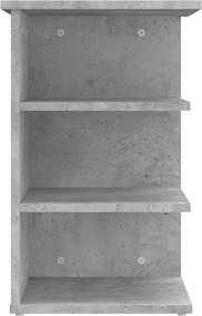 vidaXL Βοηθητικό Ντουλάπι Γκρι Σκυρ. 35 x 35 x 55 εκ. από Επεξ. Ξύλο