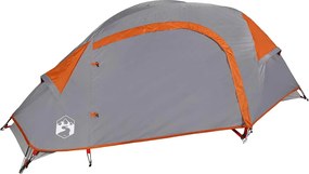 vidaXL Σκηνή Κάμπινγκ Θόλος 1 Ατόμου Αδιάβροχη Πορτοκαλί