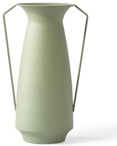 Βάζo Roman Green Μεταλλικό Παστέλ Πράσινο L25 x W17,5 x H42cm POLSPOTTEN