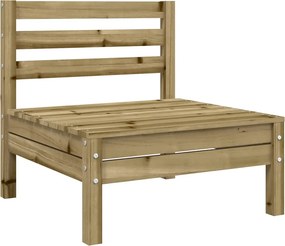 vidaXL Patio Sofa Vacuum pressure treated pine wood, Oxford fabric