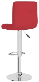 vidaXL Σκαμπό Μπαρ 2 τεμ. Μπορντό Υφασμάτινα