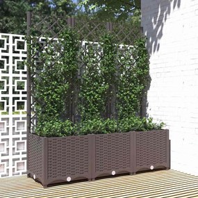 vidaXL Κήπος Καφέ 120 x 40 x 136 cm