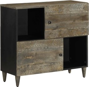 vidaXL Sideboard 80x33x75 cm μασίφ ξύλο Mango