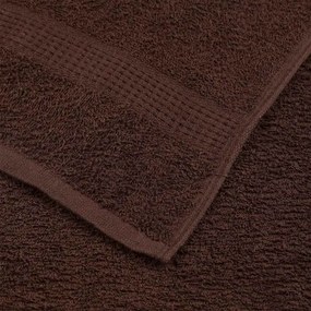 vidaXL Πετσέτες επισκεπτών FROGN 10 τμχ. Καφέ 30 x 50 cm 360