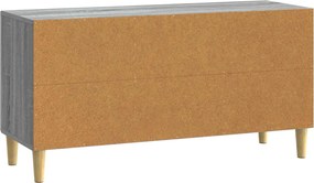 vidaXL Ντουλάπι TV 99 x 34,5 x 50 cm Γκρι Sonoma Επεξεργασμένο Ξύλο