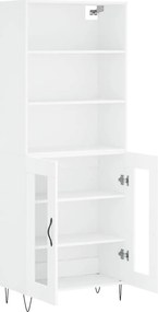 vidaXL Ντουλάπι Λευκό 69,5x34x180 εκ. από Επεξεργασμένο Ξύλο