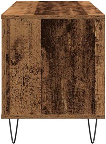 vidaXL Ντουλάπι δίσκων βινυλίου με ράφι artisan δρυς 100 x 38 x 48 εκ.