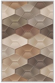 Χαλί Hmnt852 478HFT2257 Beige-Brown Conceptum Hypnose 60X100