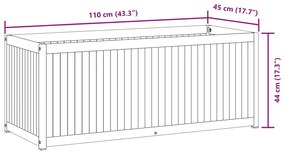 ΖΑΡΝΤΙΝΙΕΡΑ ΚΗΠΟΥ 110X45X44 ΕΚ. ΜΑΣΙΦ ΞΥΛΟ ΑΚΑΚΙΑΣ/ΑΤΣΑΛΙ 367612