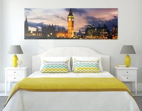 Εικόνα της νύχτας Big Ben στο Λονδίνο - 120x40