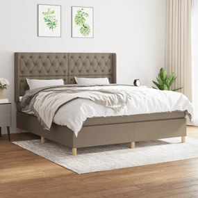 ΚΡΕΒΑΤΙ BOXSPRING ΜΕ ΣΤΡΩΜΑ TAUPE 160X200 ΕΚ. ΥΦΑΣΜΑΤΙΝΟ 3132245