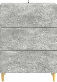 vidaXL Ντουλάπι με Συρτάρια 66 x 34,5 x 90 εκ Επεξεργασμένο Ξύλο