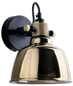 Φωτιστικό Τοίχου Amalfi I Kinkiet 9155 Gold Nowodvorski Metal, Glass