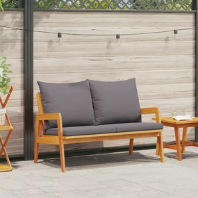 vidaXL Πάγκος Κήπου με Μαξιλάρια 115x65x71 εκ Μασίφ Ξύλο Ακακίας