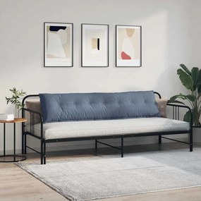 vidaXL Μαξιλάρι Πλάτης Μπλε 200 x 50 εκ. Υφασμάτινο Κορντουρά