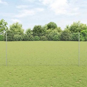 vidaXL Ενσωματωμένος Πόλος Φράχτη 22 pcs Ασημί 180 cm