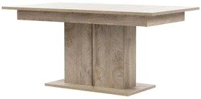 Τραπέζι Orlando 212, Δρυς, 77x90x160cm, Επιμήκυνση, Πλαστικοποιημένη μοριοσανίδα | Epipla1.gr