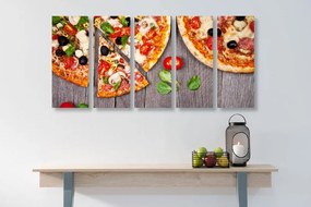 Εικόνα πίτσα 5 μερών - 100x50