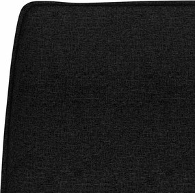 vidaXL Πάγκος Μαύρος 100x75x76 εκ. Υφασμάτινη