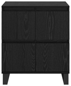 vidaXL Πλαϊνό γραφείο Μαύρο 60 x 35 x 70 cm Επεξεργασμένο ξύλο
