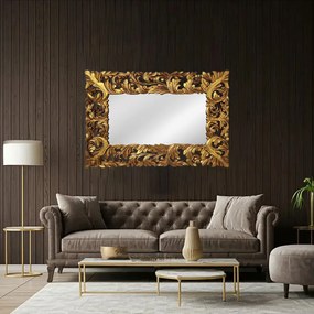 Artekko Mirroki Ξύλινος Χρυσός Σκαλιστός Καθρέπτης Τοίχου (150x100)cm - 667-4030-A - 667-4030-A