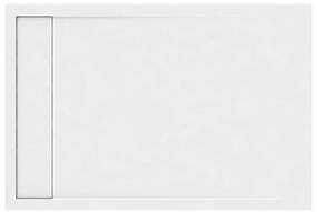 Karag Element Ντουζιέρα ημικυκλική ακρυλική 90x90x5,5cm Λευκή