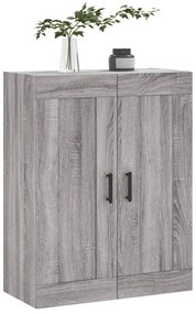vidaXL Ντουλάπι Επιτοίχιο Γκρι Sonoma 69,5 x 34 x 90 εκ. Επεξεργ. Ξύλο