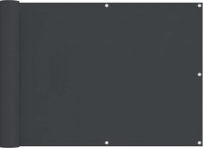 vidaXL Οθόνη Μπαλκονιού Μαύρο 75 x 200 cm