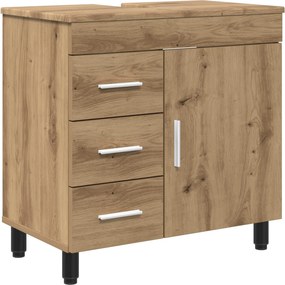 vidaXL Έπιπλο μπάνιου Artisan Δρυς 60 x 35 x 60 εκ. Επεξεργασμένο Ξύλο