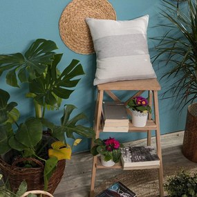 Μαξιλαροθήκη Διακοσμητική Gella 04 Grey Teoran 43X43 Cotton-Polyester