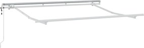 vidaXL Αναδιπλούμενη τέντα Μπεζ 350 x 200 cm ύφασμα