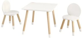 VEVOR Kids Table and 2 Chairs Set, Toddler Table and Chair Set, Children Multi-Activity Table for Art, Craft, Reading, Learning