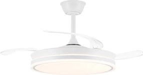 Ανεμιστήρας Οροφής CristalRecord EVO RETRAC Λευκό 72 W