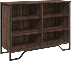 vidaXL Ντουλάπι Καφέ Δρυς 101x35,5x74,5 εκ. Επεξεργασμένο Ξύλο
