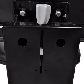 vidaXL Κάθισμα Τρακτέρ με Ανάρτηση Μαύρο