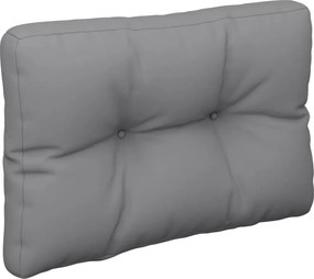 vidaXL Μαξιλάρι Παλέτας Γκρι 50 x 40 x 10 εκ. από Ύφασμα