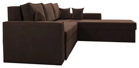 Γωνιακός Καναπές Olymp 4 Fylliana Καφέ 280x210x80 εκ. 280x210x80 εκ.