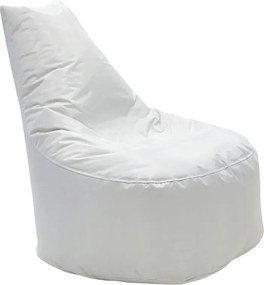 Πουφ πολυθρόνα Norm PRO pakoworld αδιάβροχο λευκό