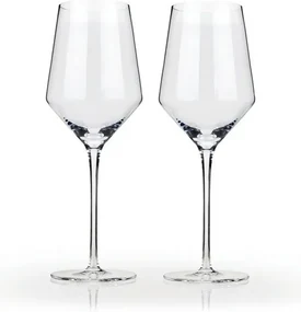 Viski Σετ 2 Ποτηριών Raye Angled Crystal Chardonnay