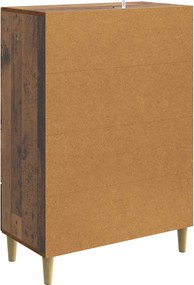 vidaXL Πλαϊνό γραφείο Παλαιωμένο ξύλο 66 x 34,5 x 95 εκ.