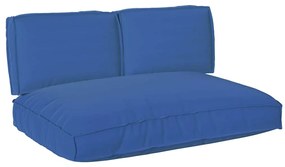 vidaXL Σετ μαξιλαριών 3 pcs Βασιλικό Μπλε Ύφασμα Όξφορντ